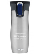 Kubek termiczny z grawerem Contigo West Loop 2.0 470 ml - Stalowy