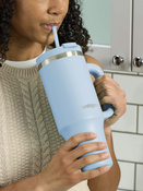 Kubek termiczny ze słomką Contigo Streeterville Tumbler 1200 ml - Glacier