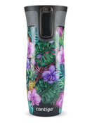 Kubek termiczny Contigo West Loop 2.0 470 ml - Monstera - czarny