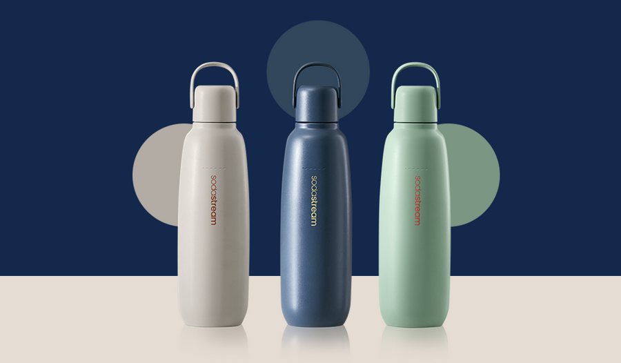 Butelka termiczna SodaStream Fizz&Go beżowa, 900 ml
