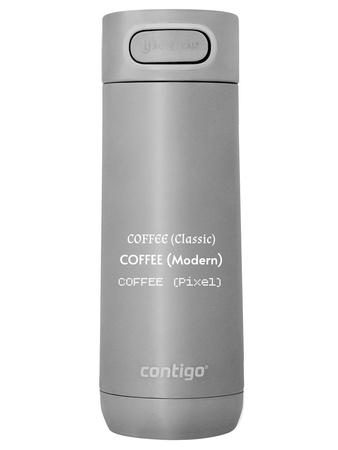Kubek termiczny z grawerem Contigo Luxe 470 ml - Stainless Steel