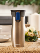 Kubek termiczny - Contigo West Loop 2.0 • 470ml • Stalowy + Pudełko