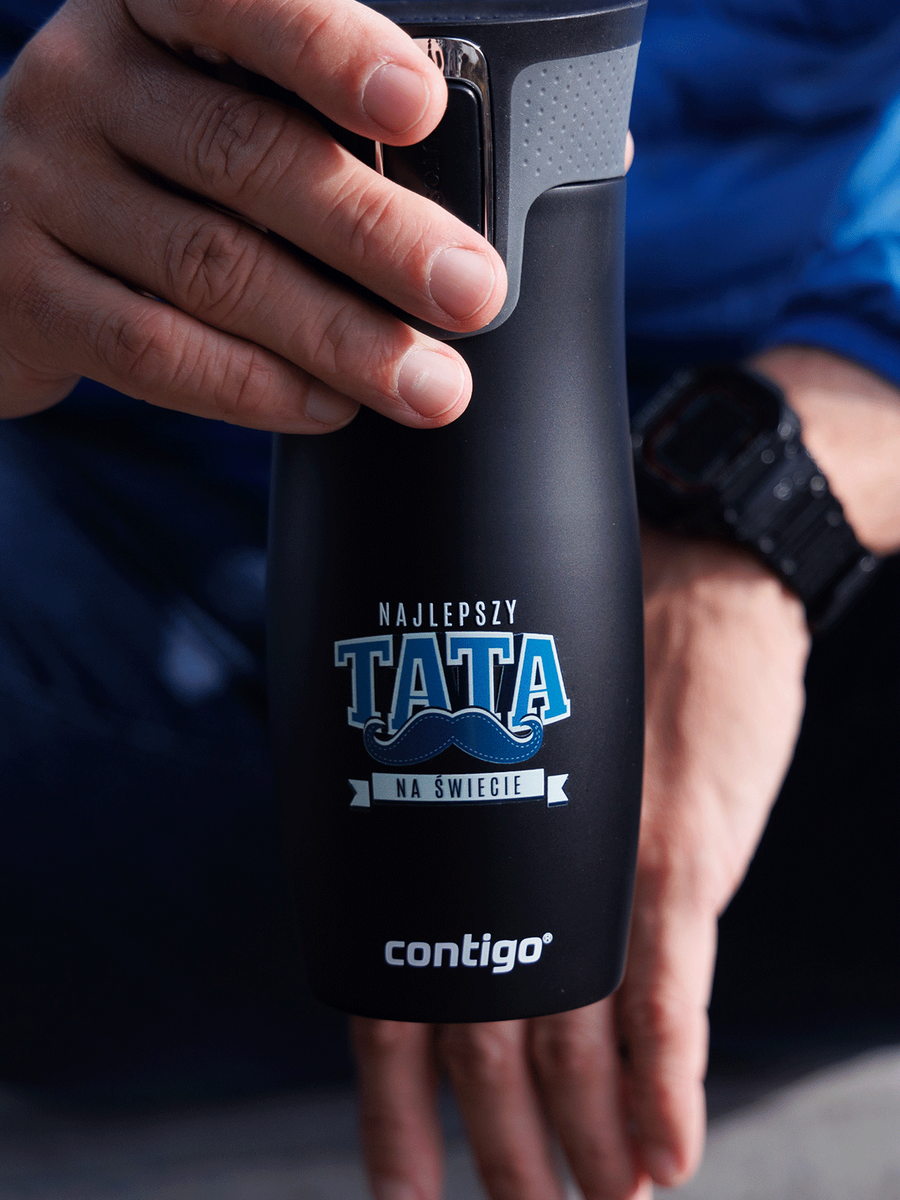 Kubek termiczny dla Taty - Contigo West Loop • 470ml - "Najlepszy Tata na Świecie"