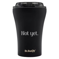 Kubek bez ucha Dr.Bacty Apollo 227 ml - Not yet - czarny