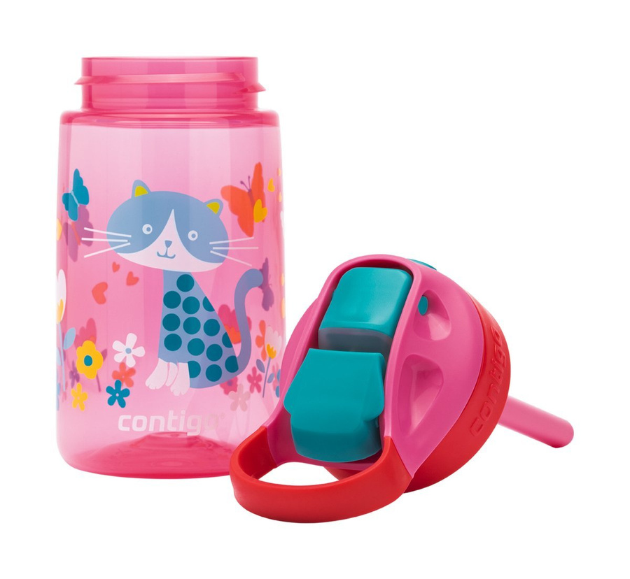 Bidon dla dzieci / Kubek dla dzieci - Contigo Gizmo Flip • 414ml • Cherry Cat