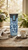 Kubek termiczny Contigo West Loop 2.0 470 ml - Porcelain Rose- Blue