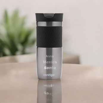 Kubek termiczny z grawerem - Contigo Byron • 470ml • Gunmetal