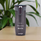 Kubek termiczny z grawerem - Contigo West Loop 2.0 • 470ml • Grafitowy