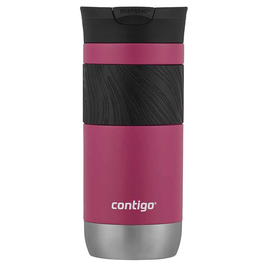 Kubek termiczny z grawerem - Contigo Byron 2.0 • 470ml • Różowy mat