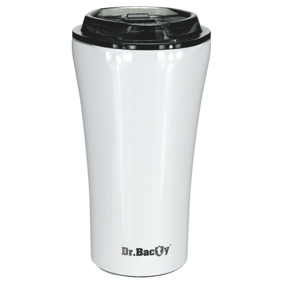 Kubek termiczny na kawę Dr.Bacty Apollo 2.0 360 ml "Alexandrine senna" - White