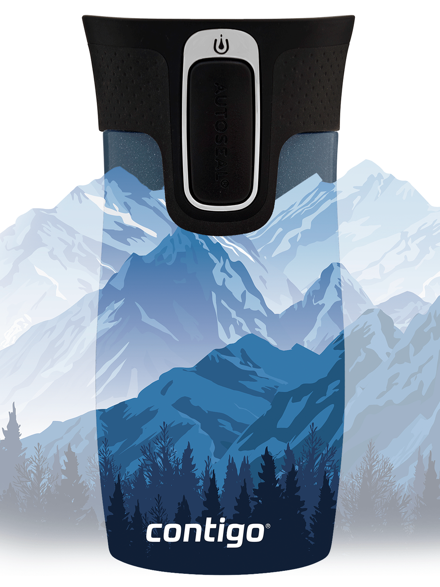 Kubek termiczny - Contigo West Loop Mini • 300ml • Góry - Lakeside