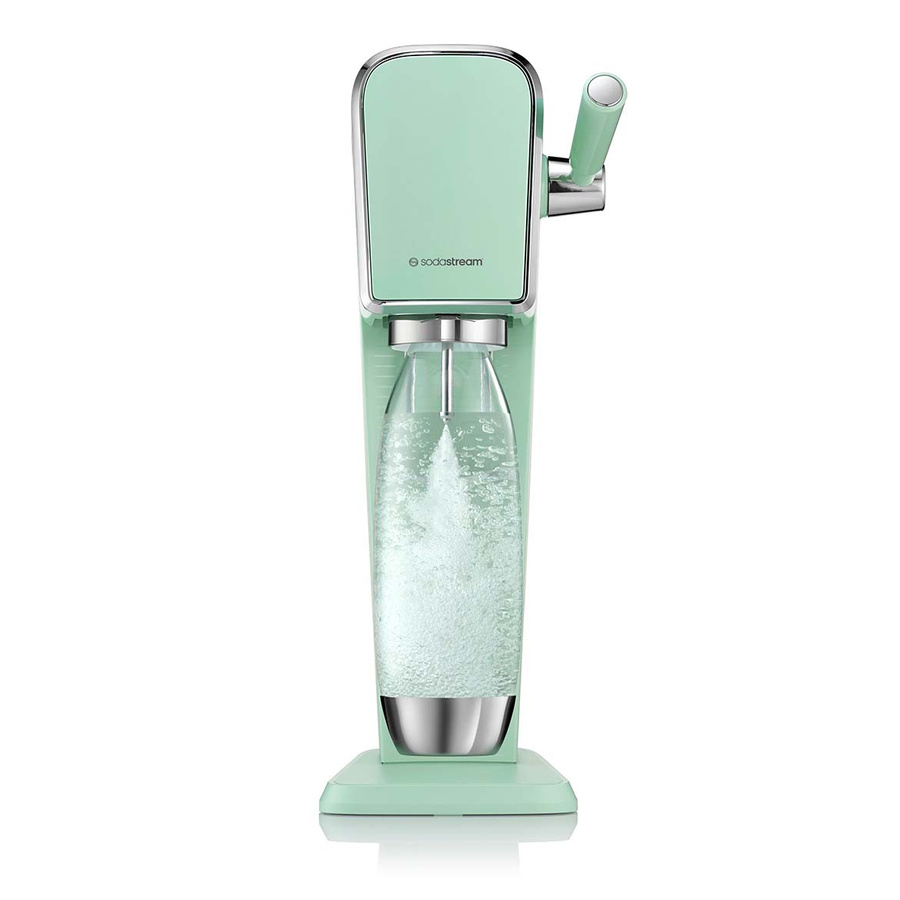 Saturator do wody gazowanej SodaStream ART + 1 butelka + nabój CO2- Miętowy