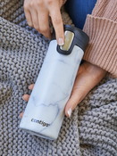 Kubek termiczny - Contigo Pinnacle Couture • 420ml • White Marble