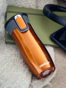 Kubek termiczny - Contigo West Loop 2.0 • 470ml • Pomarańczowy