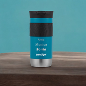 Kubek termiczny z grawerem Contigo Byron 2.0 470ml - Niebieski mat