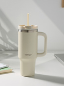 Kubek termiczny na wodę z grawerem Streeterville Tumbler 800 ml - Oatmilk