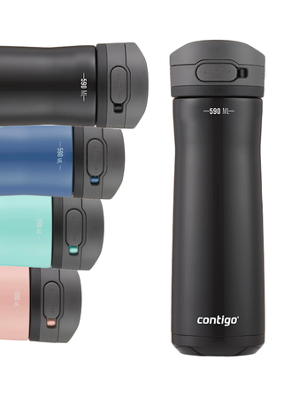 Butelka termiczna na wodę - Contigo Jackson Chill 2.0 • 590ml • Czarna - powystawowa