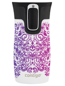 Kubek termiczny - Contigo West Loop Mini • 300ml • Glamour - Biały Metalik