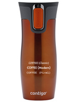 Kubek termiczny z grawerem - Contigo West Loop 2.0 • 470ml • Pomarańczowy