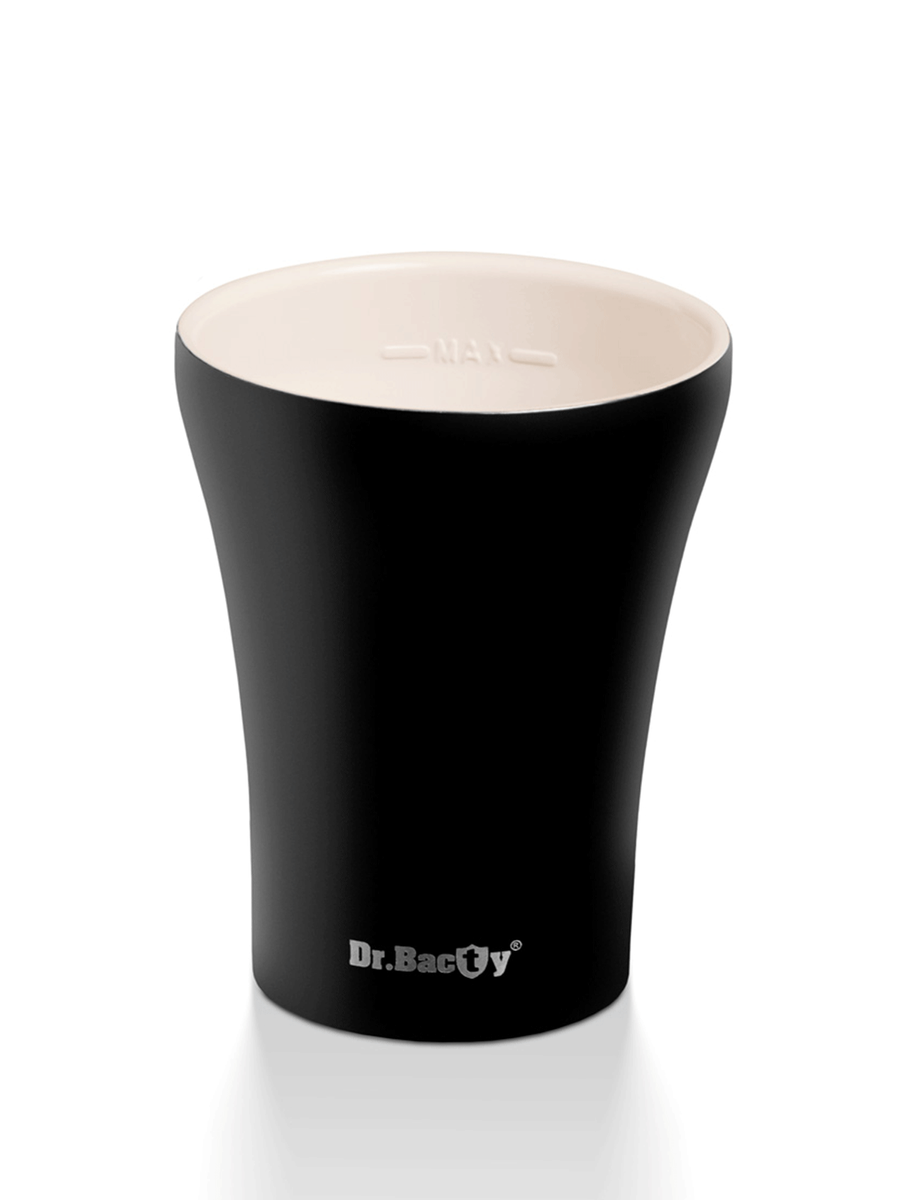 Kubek termiczny do kawy z powłoką ceramiczną Dr.Bacty Apollo 227 ml - czarny - powystawowy