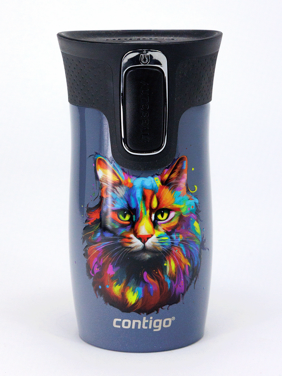 Kubek termiczny - Contigo West Loop Mini • 300ml • Kot - Lakeside