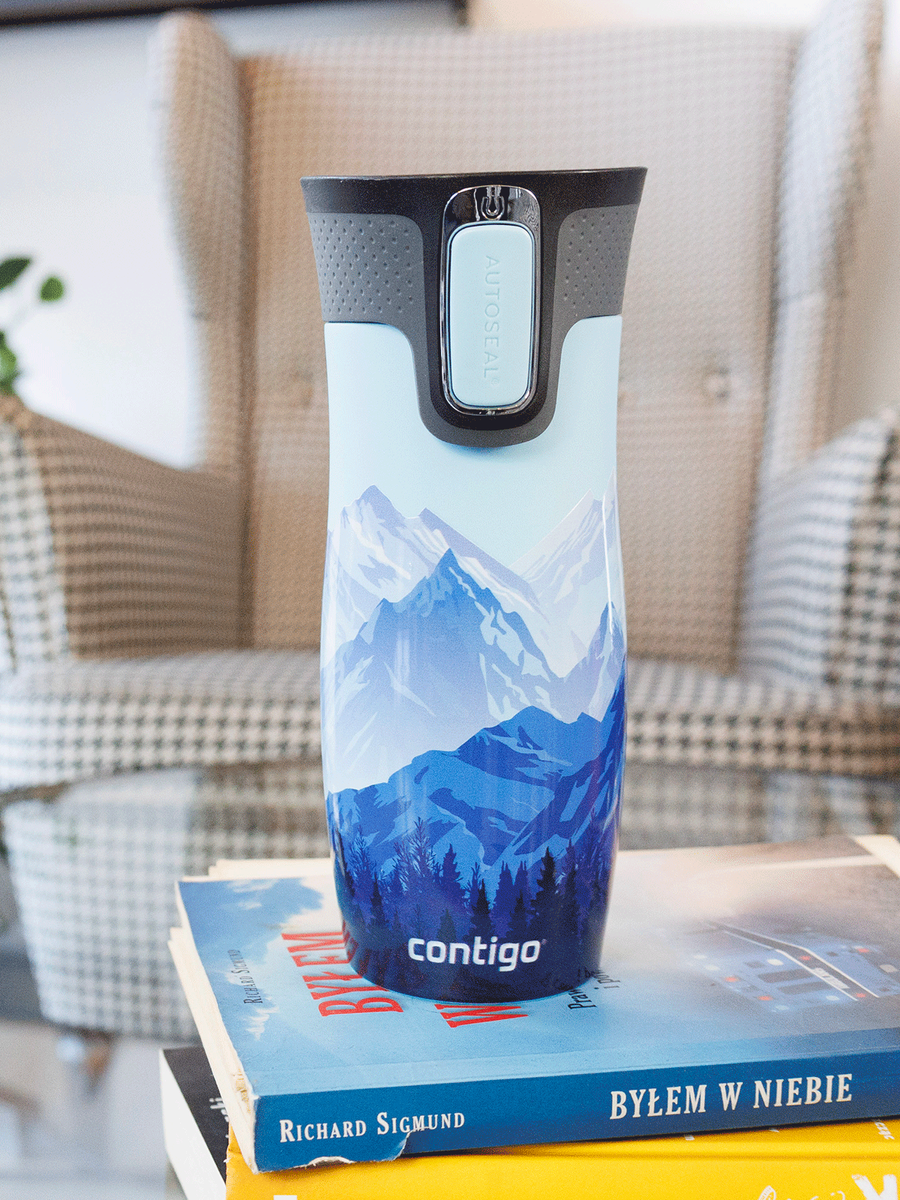 Kubek termiczny - Contigo West Loop 2.0 • 470ml • Góry w dzień