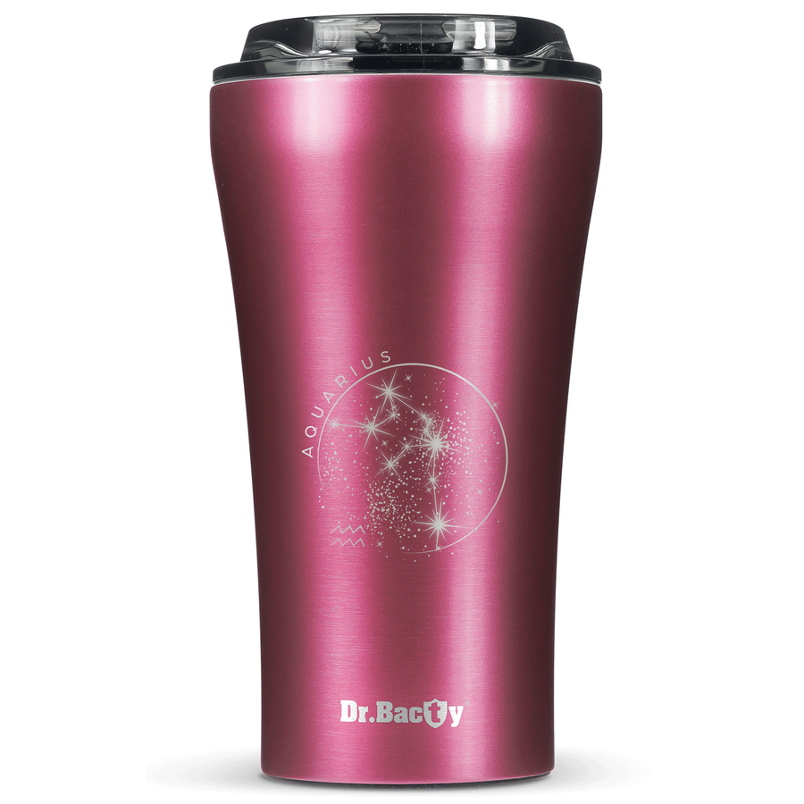 Kubek termiczny na kawę Dr.Bacty Apollo 2.0 360 ml "Wodnik" - Pink