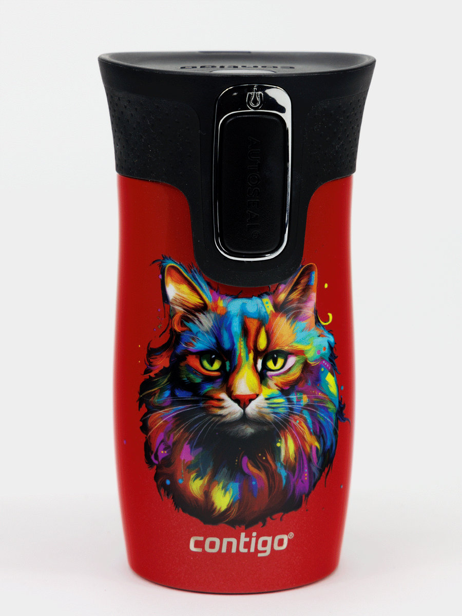 Kubek termiczny - Contigo West Loop Mini • 300ml • Kot - Goji Berry