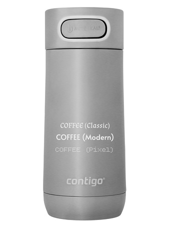 Kubek termiczny z grawerem - Contigo Luxe • 360ml • Stainless Steel