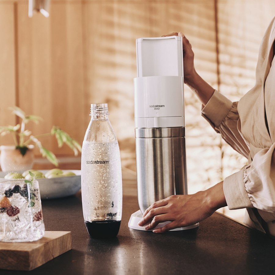 Saturator do wody gazowanej SodaStream Duo biały'+ 2 butelki+ nabój CO2