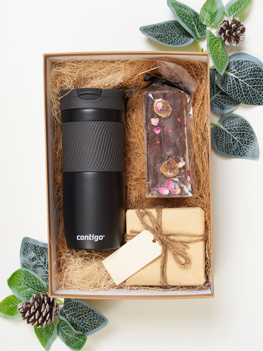 Kubek termiczny z grawerem - Contigo Byron • 470ml • Black Mat