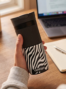 Kubek termiczny Contigo Byron 470 ml - Zebra