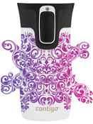 Kubek termiczny - Contigo West Loop Mini • 300ml • Glamour - Biały Metalik
