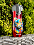 Kubek termiczny - Contigo West Loop 2.0 • 470ml • Kot - Czerwony