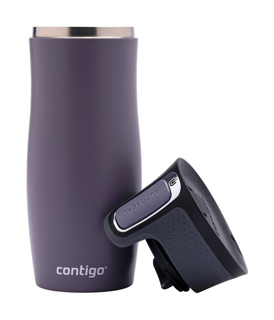 Kubek termiczny - Contigo West Loop 2.0 • 470ml • Dark Plum - powystawowy