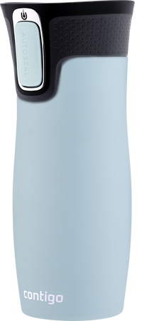 Kubek termiczny - Contigo West Loop 2.0 • 470ml • błękitny mat - powystawowy