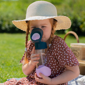 B.Box Zestaw Mini Lunchbox + Butelka tritanowa ze słomką 450ml Indigo Rose