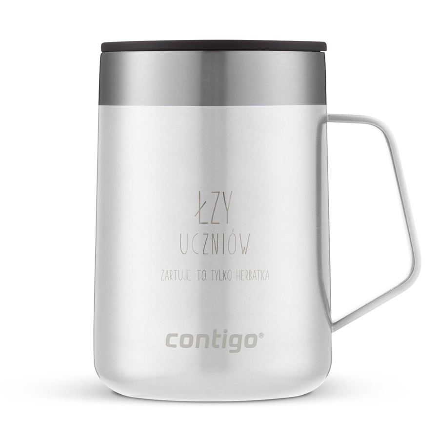 Kubek termiczny na Dzień Nauczyciela - Contigo Streeterville 420 ml - Biały