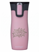 Kubek termiczny Contigo West Loop 2.0 470ml - Super Mama - Różowy Mat