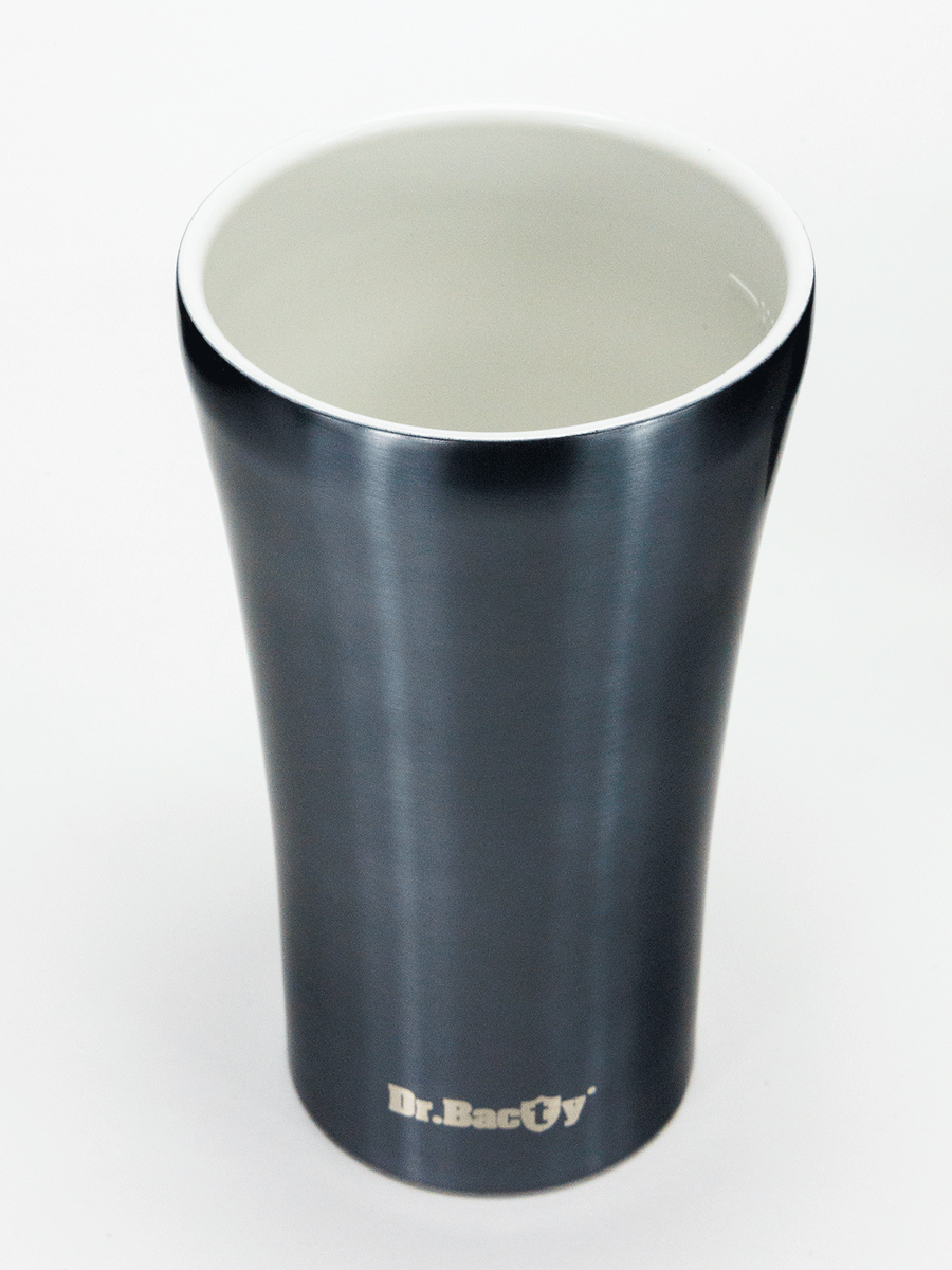 Kubek termiczny na kawę Dr.Bacty Apollo 2.0 360 ml - Najlepszy tata - Gunmetal