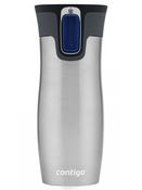 Kubek termiczny - Contigo West Loop 2.0 • 470ml • Stalowy + Pudełko