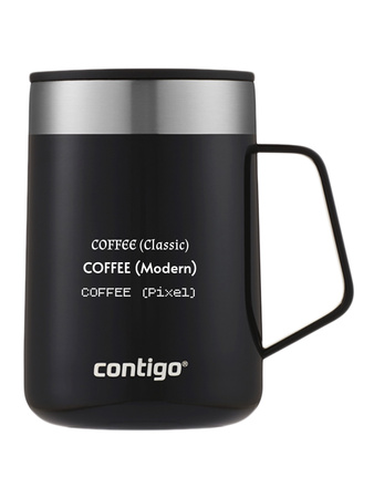 Kubek termiczny z grawerem - Contigo Streeterville • 420ml • Czarny