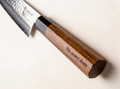 Nóż do obierania z grawerem Aka Tori ze stali damasceńskiej 3,5" - Tokyo Hammer