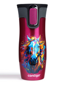 Kubek termiczny - Contigo West Loop 2.0 • 470ml • Koń - Malinowy