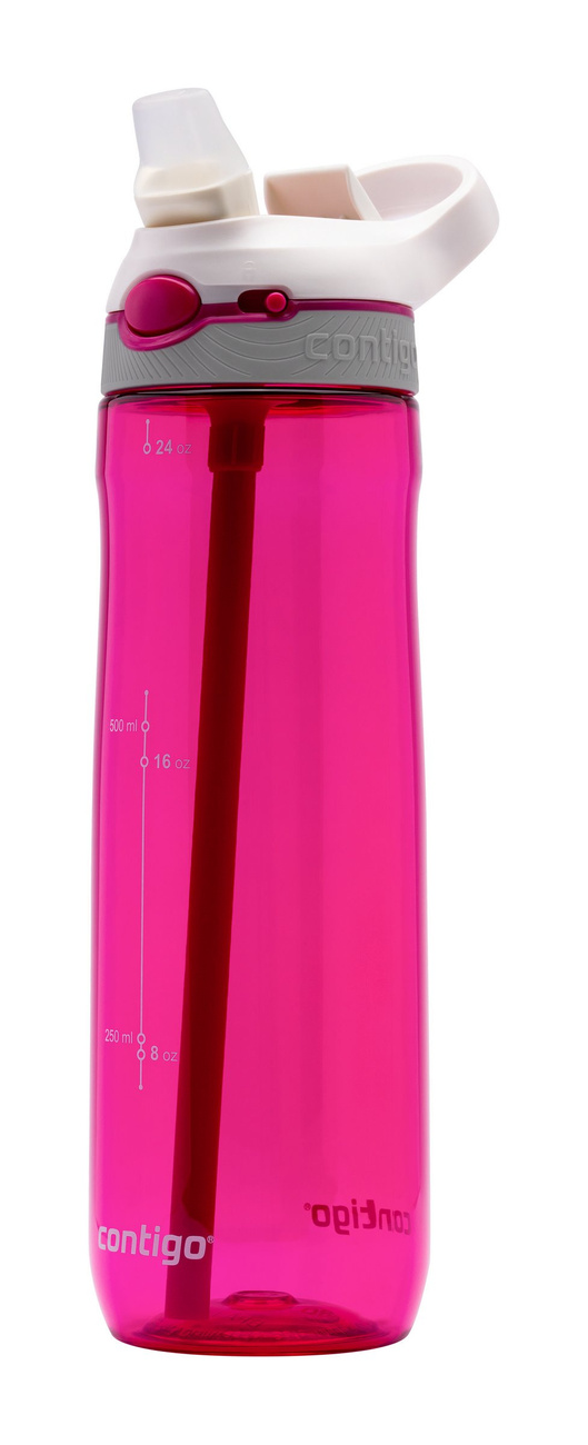 Butelka tritanowa na wodę - Contigo Ashland • 720ml • Sangria/White