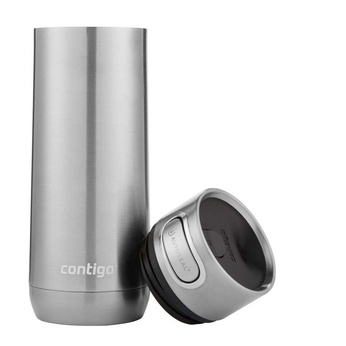 Kubek termiczny - Contigo Luxe Autoseal • 470ml • Stainless Steel - powystawowy