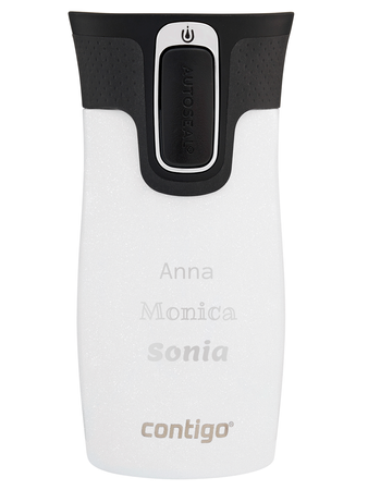 Kubek termiczny z grawerem - Contigo West Loop Mini • 300ml • Salt