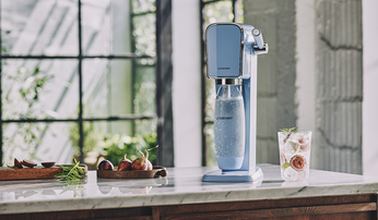Saturator do wody gazowanej SodaStream ART błękitny'+ 1 butelka + nabój CO2