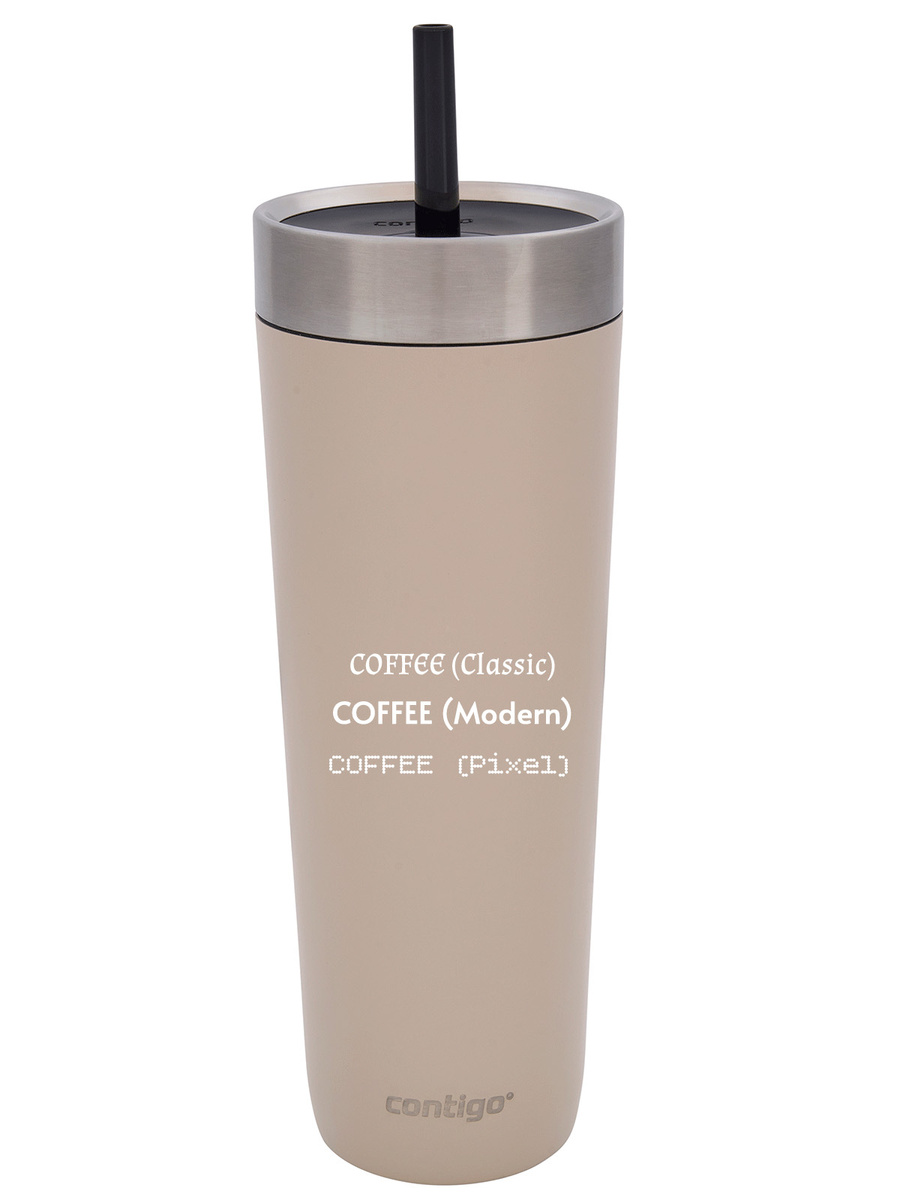 Kubek termiczny na wodę z grawerem - Contigo Streeterville Tumbler • 1200ml • Brown Sugar