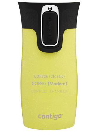 Kubek termiczny z grawerem - Contigo West Loop Mini • 300ml • Limelight